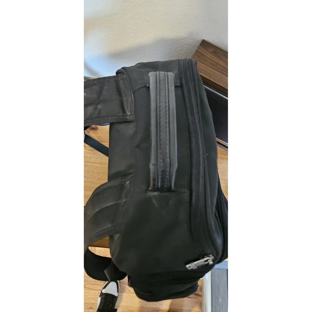 TUMI‎ Alpha Brief Pack Backpack Laptop Tablet Black Nylon Bag